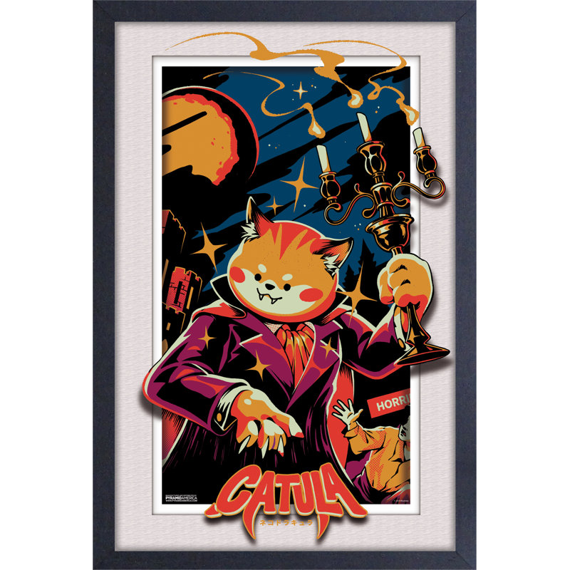 Ilustrata- Catula 11x17 Under Plexi Framed Poster