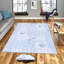 Élégant tapis tissé, 1% polyester, d'une hauteur de poils de 0,3 po | Pois antibactérien, feutre en PVC antidérapant, lavable à la machine | Impression numérique 3D, durable et facile à entretenir - parfaite pour n'importe quelle pièce-568430987