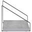 4 -Piece Steel Floating Shelf