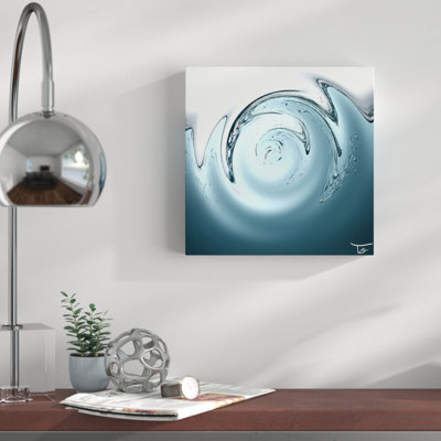 « aqueux trance xxiv », impression sur toile tendue