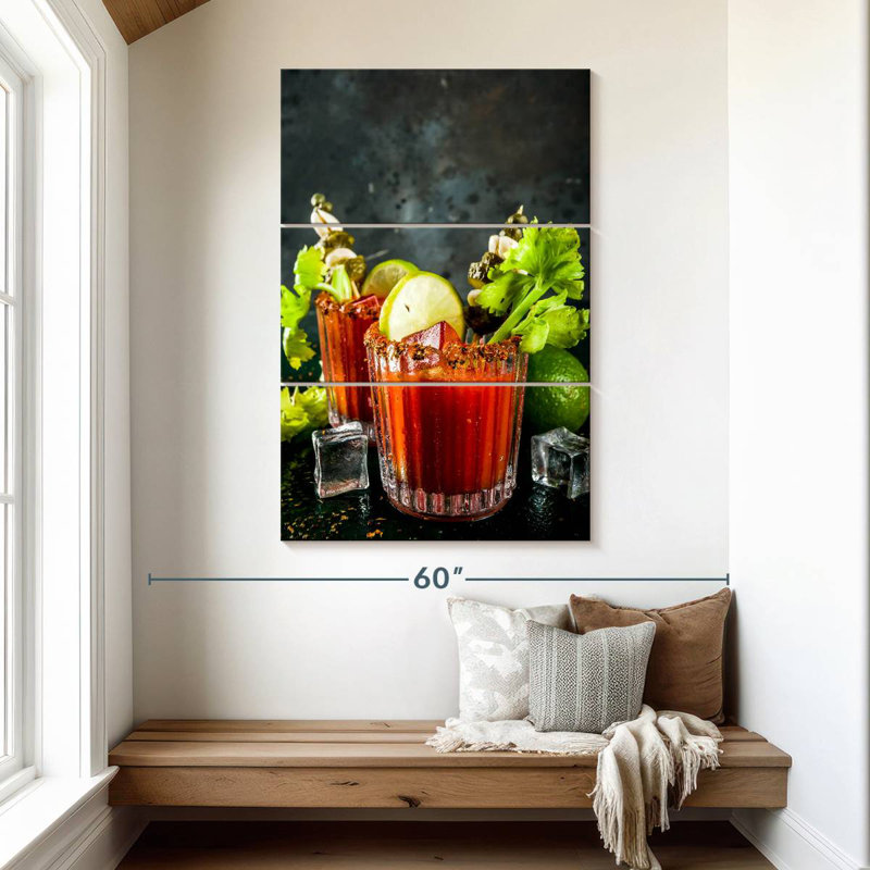 Bloody Mary Cocktail, H 50 po x l 32 po
