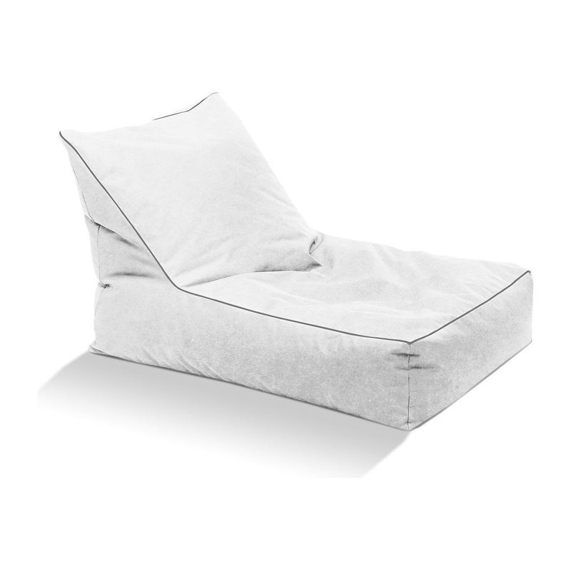 Bingo Sunbrella Outdoor Bean Bag, White