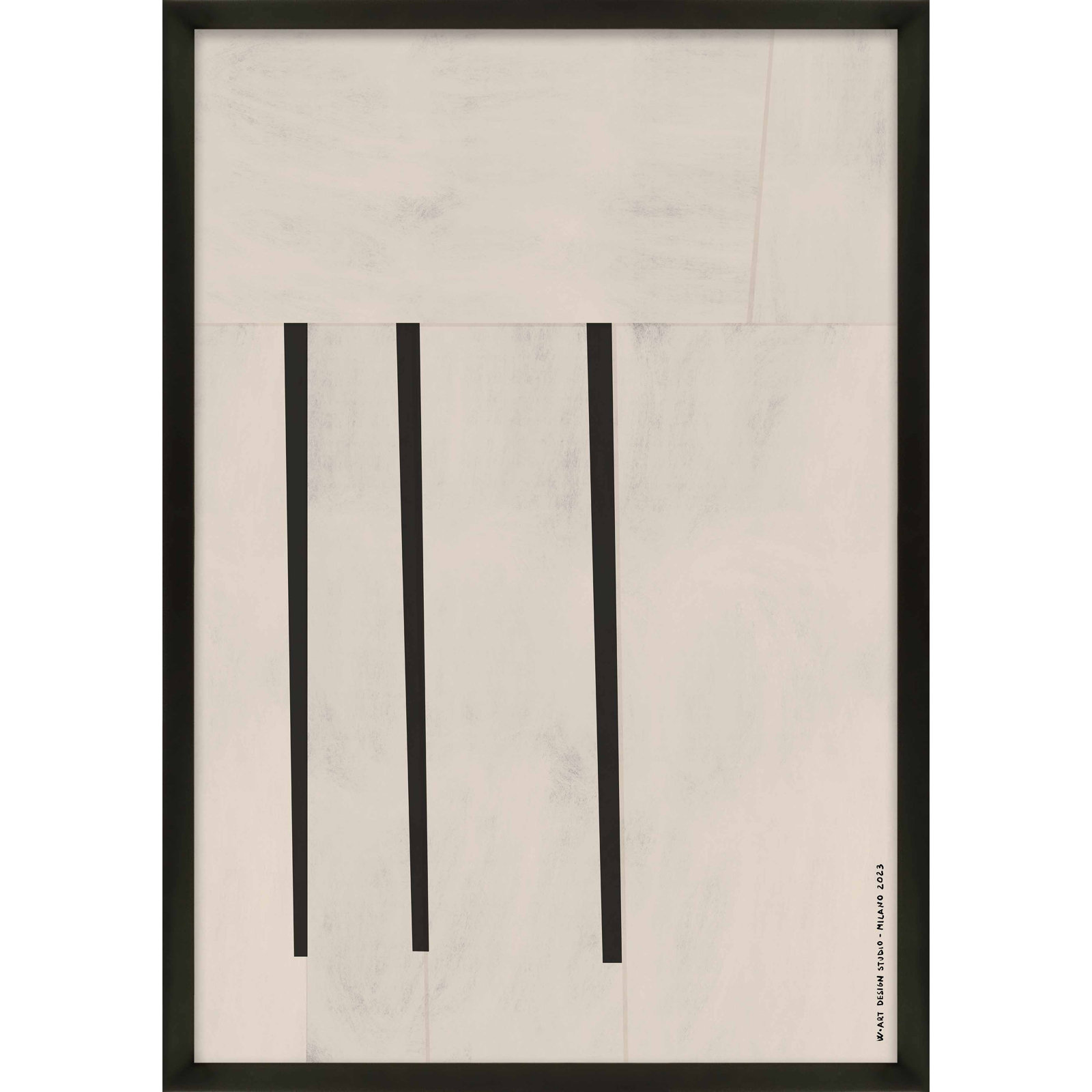 Clark "Scattered 2" Print by Romina Gadler, Black Paper Framed, 30" H x 21" W