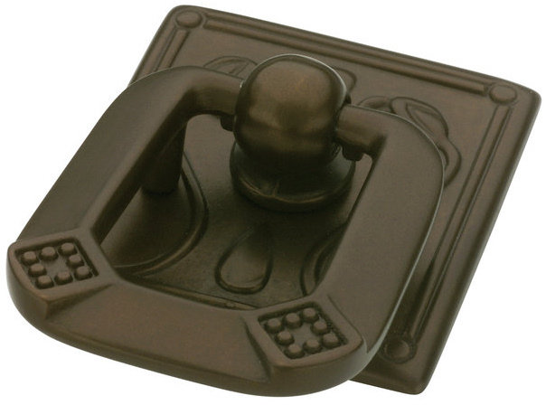 Poignée anneau rétro 1-1 / 4 po bronze
