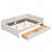 Linen Tufted Daybed with Trundle-1436342752