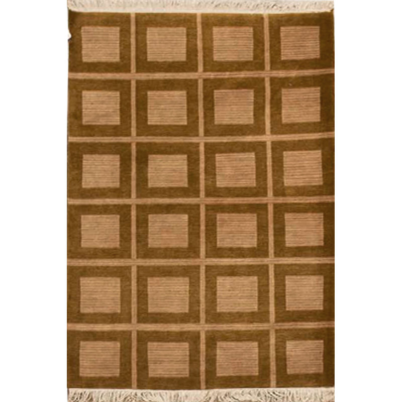 Wool Geometric Area Rug