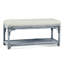 Summer Retreat Wicker Shelf Storage Bench-71425204-71425234