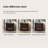 Black Rubber Wood Landscape Electric Fireplace-108190541
