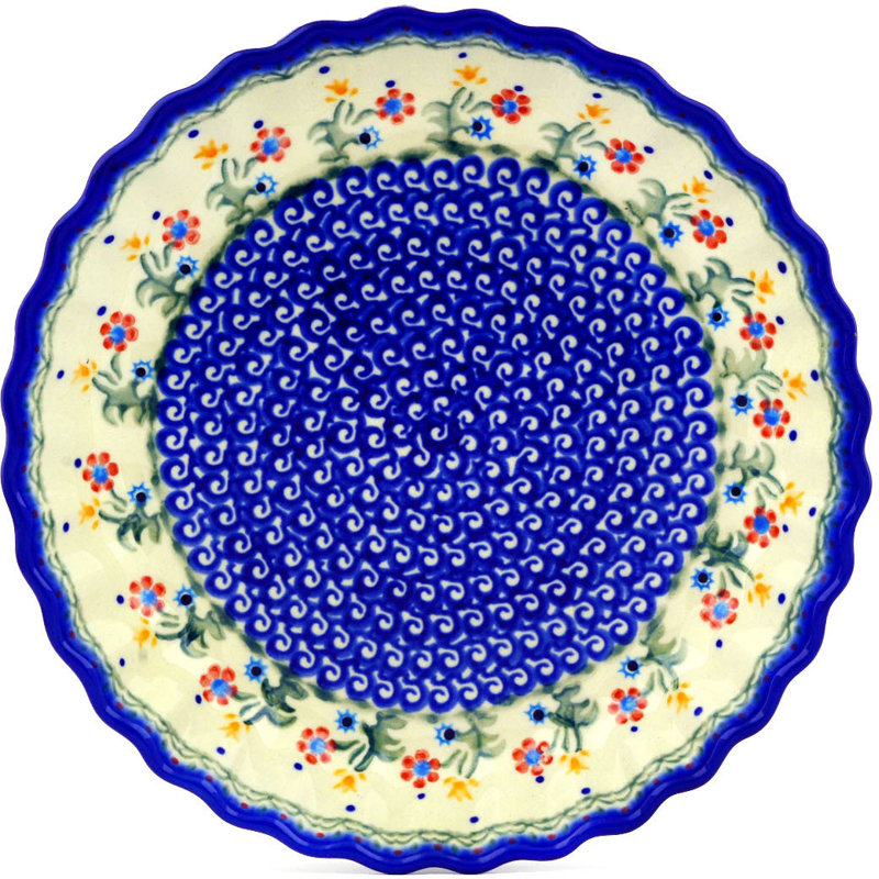 Plat à fleurs plissées à ressorts polmedia