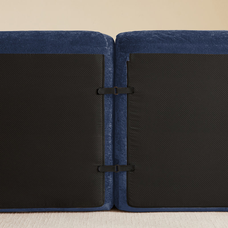 Canapés modulaires confortables en velours, style moderne et élégant pour le salon