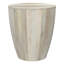Elmbrook 21"W Solid Mango Wood Modern Drum End Table-1048308295