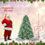 Arbre de Noël vert avec support, non pré-éclairé et pré-éclairé, 14 tailles disponibles-1577673319-1577673312
