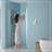 30"W X 72"H Fold Frameless Shower Door With Tempered Glass-109554022