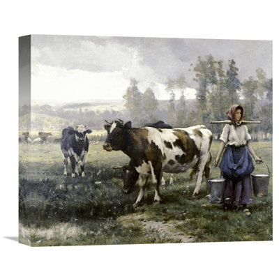 " The Milkmaid " by Julien Dupre