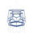 Mirrored Glass Top Nesting Tables-1190485273