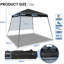 3m x 3m Iron Pop-Up Gazebo-96914231