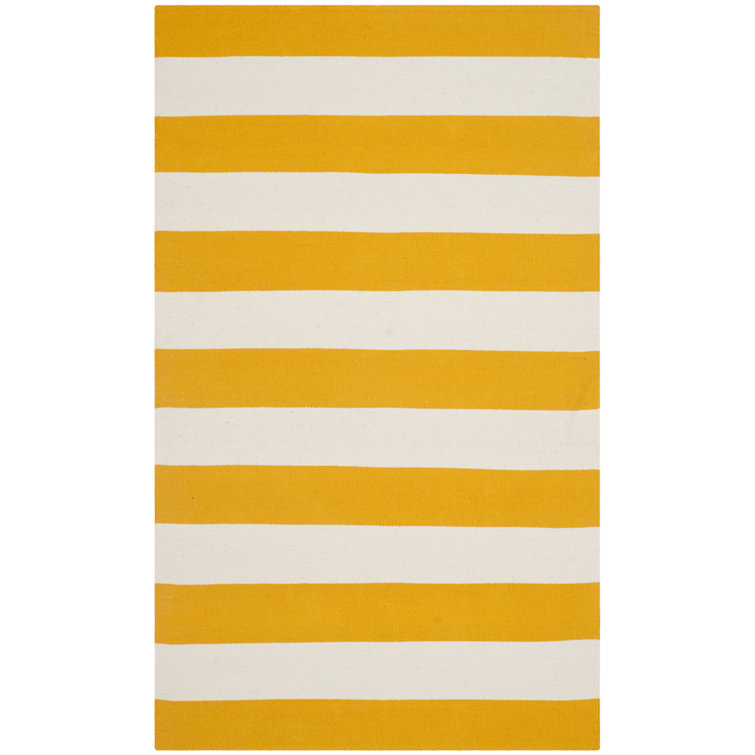 Parikh Hand Woven Cotton Striped Rug