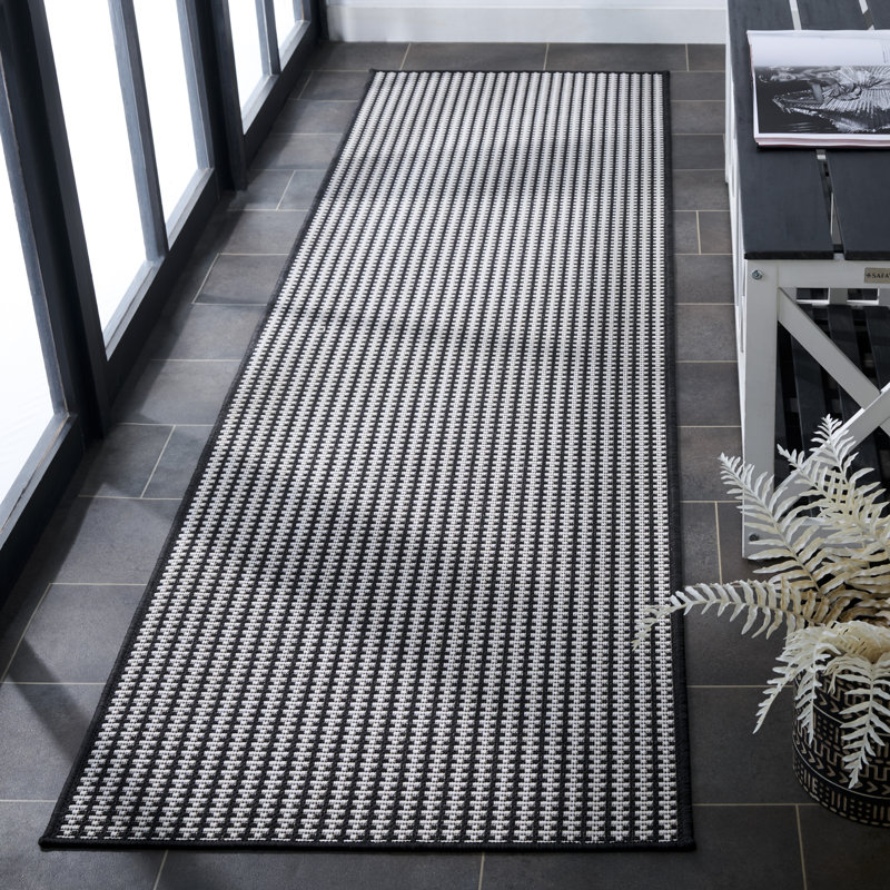 Terrace 802 Geometric Indoor/Outdoor Rug, Runner 2'3" x 8'