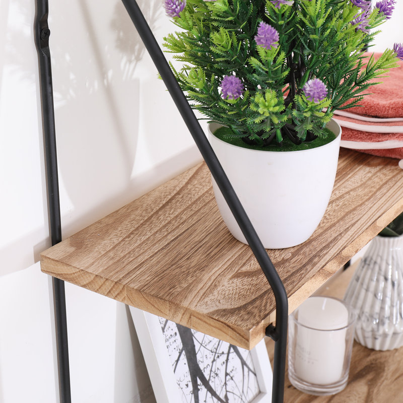 Wall Mounted Rustic Wood Wall Storage
