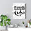 Blessed Mimi - Wrapped Canvas Print