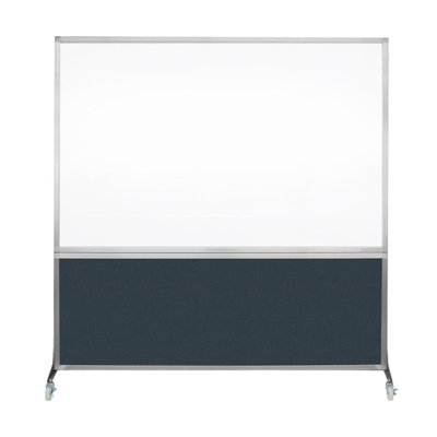Freestanding Reversible Medium - 4' - 6' Whiteboard