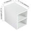 Meuble-lavabo 42 po avec lavabo et commode latérale - Accessoire contemporain en résine de luxe-2123250304