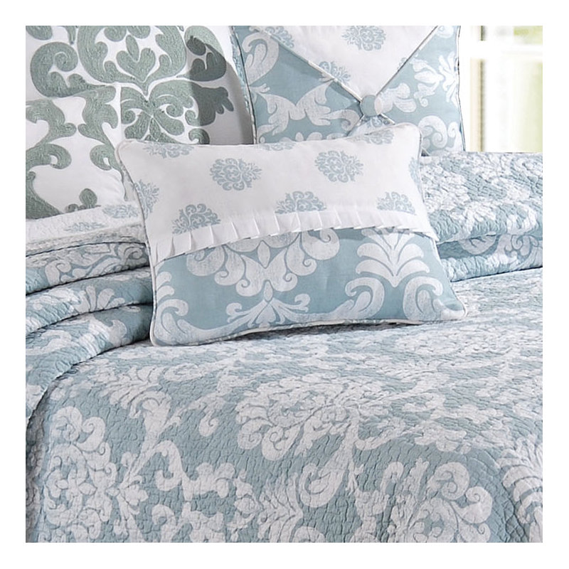 Providence Accent Cotton Lumbar Pillow, Chambray