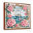 Toile avec cadre flottant brun