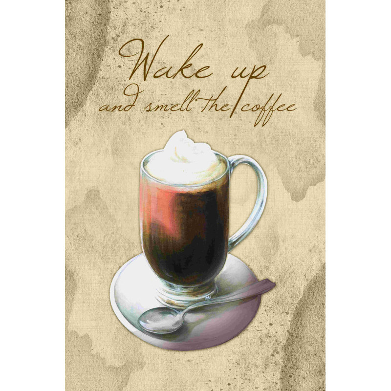 «Coffee Wake up 2», impression sur toile tendue, L 24 po x H 36 po