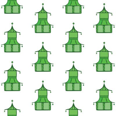 Rouleau de papier peint autocollant Pagode 10 pi L x 24 po l