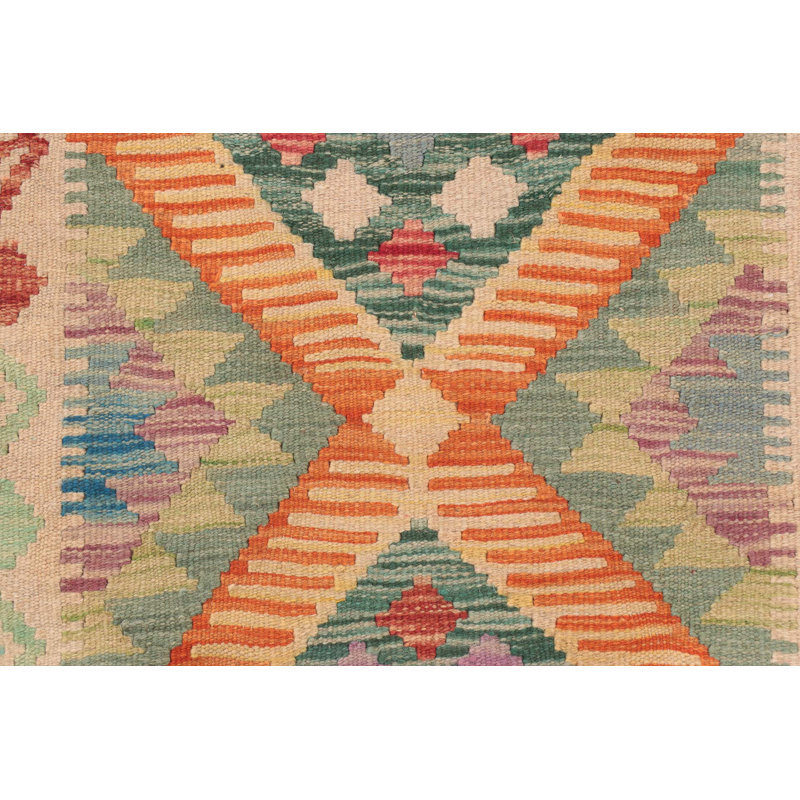 Rectangle 60 cm x 90 cm Wool Hand Woven Kilim