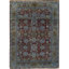 Wool Oriental Area Rug in Rust/Green/Gray