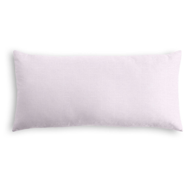 Housse de coussin rectangulaire, 12 po x 18 po, Mauve pâle