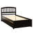 Twin Platform Storage Bedframe With Two Drawers And Headboard