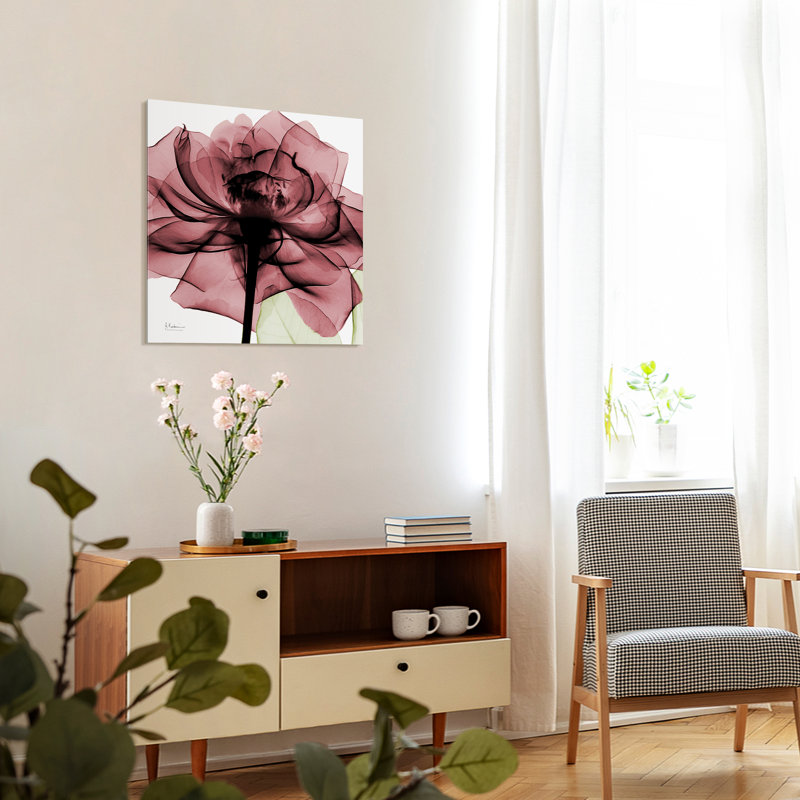 «Chianti Rose II» par Albert Koetsier - reproduction de photo sur verre