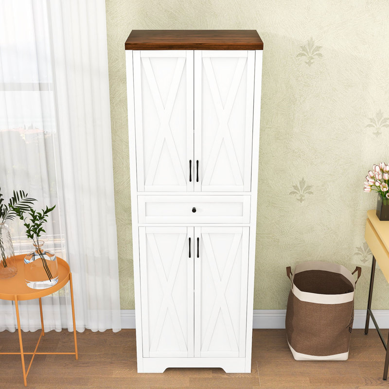 Tall Cabinet with Drawer and Adjustable Shelves