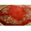 Round Antique Art Deco Chinese Hand Knotted Pile Rug