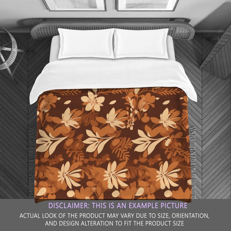 Polyester Floral Comforter, Twin Comforter