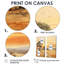 «Beige African Safari Landscape IV», reproduction d'art sur toile beige-71703209-71703210-71703207