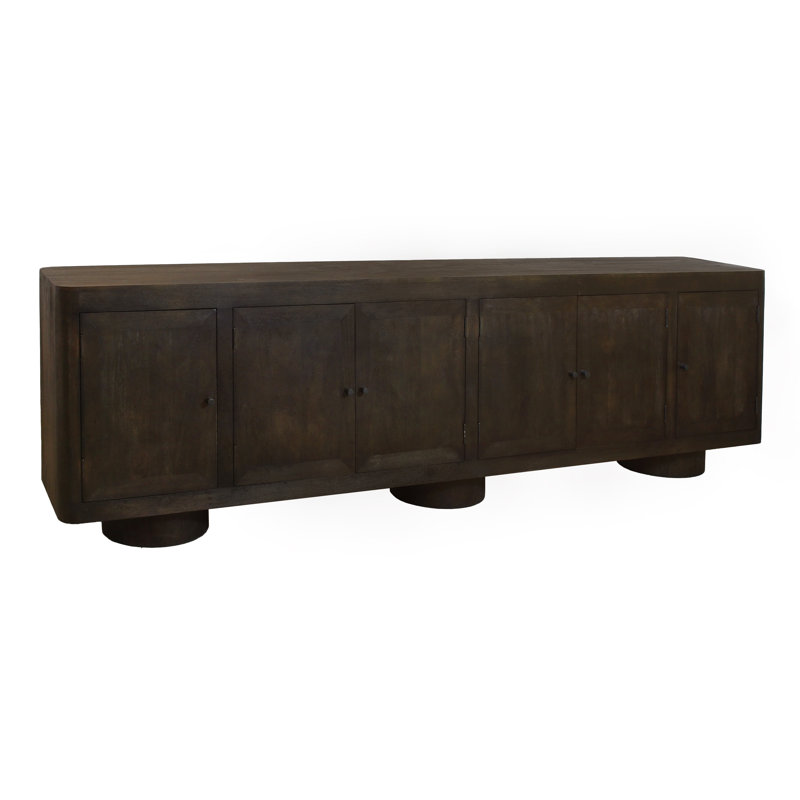 Buffet en bois massif 6 portes Crossman