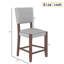 Ensemble de 4 tabourets de bar Mid-Century modernes, tables non comprises-953610706