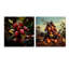 The Cacao Chronicles - Ensemble de 2 peintures murales en acrylique Cacao-2088129244