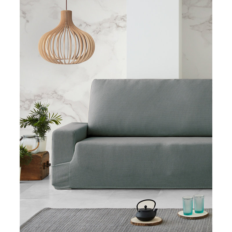 Monaco Sofa Slipcover, Grey, Set 3+1+1 Seats