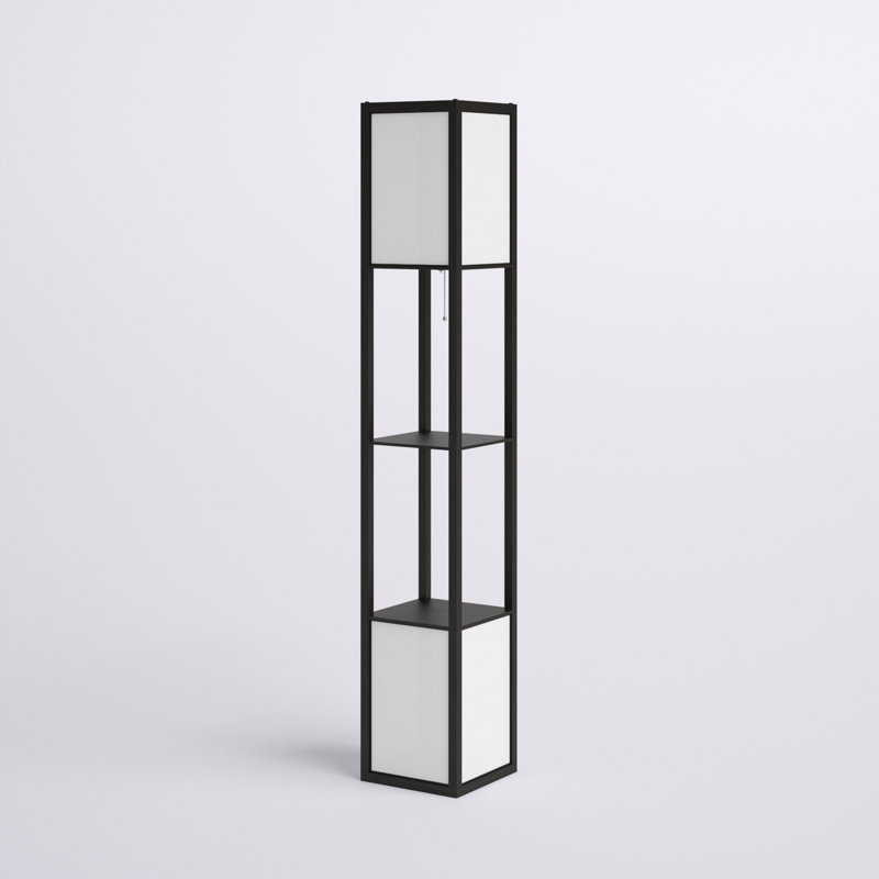 Arabele 61.5'' Column Floor Lamp, Black