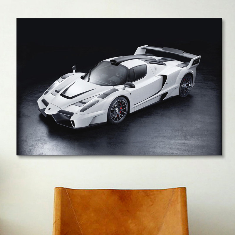 Art sur toile Lyall, «Enzo Gemballa MIG-U1», H 40 po x l 60 po x p 1,5 po, Toile tendue, Non mat