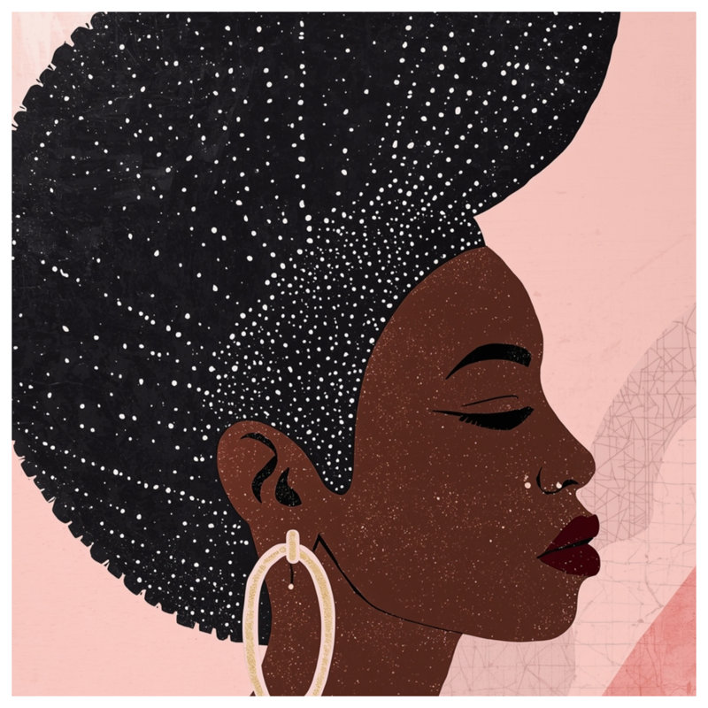 Couvertures Afro, L 50 po x H 60 po