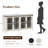 63'' Sideboard Buffet Storage Cabinet With 4 Glass Doors-693760851
