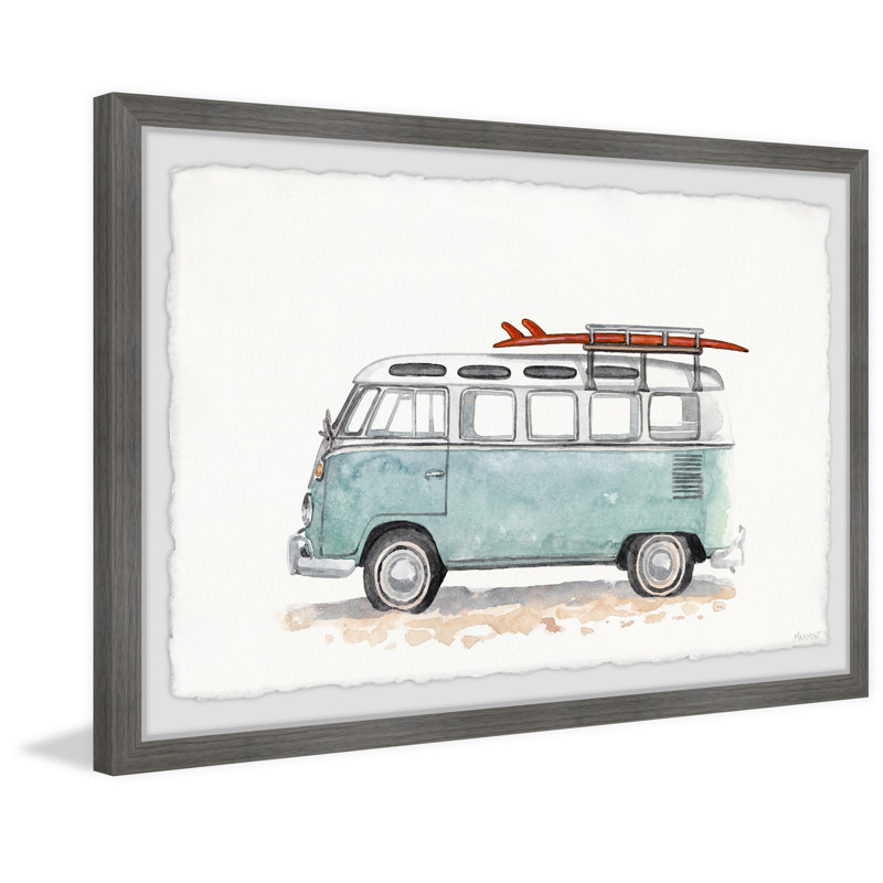 «Lucrezia Vintage Van», reproduction encadrée, H 8 po x l 12 po x P 1,5 po