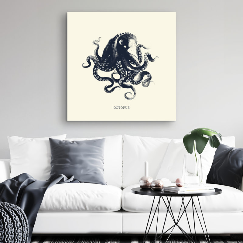 Octopus - 32"x32" art on canvas