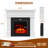 Aamir Electric Filreplace with Mantel, Freestanding TV Stand with Fireplace Heater